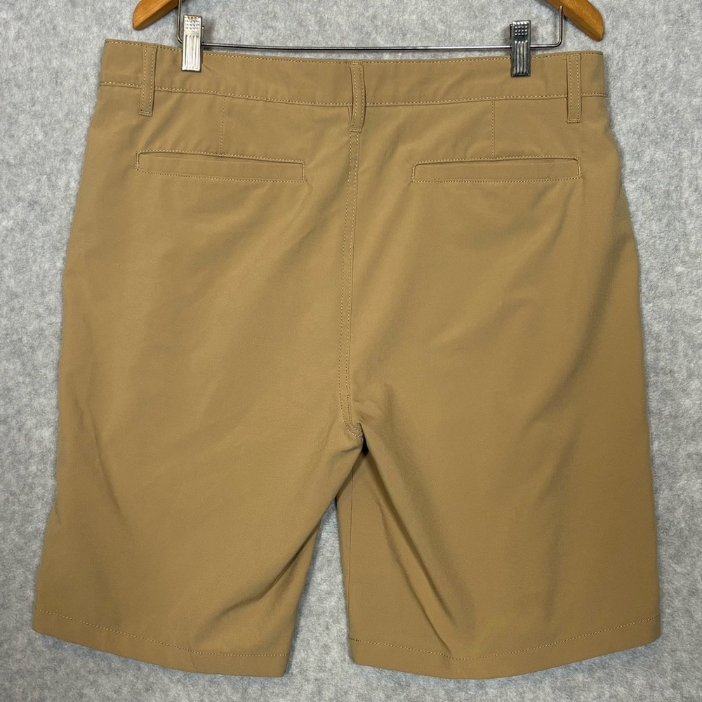 Hurley Quick Dry Classic Fit Hybrid Walking Shorts-Khaki-Men Size 36 - Picture 5 of 7